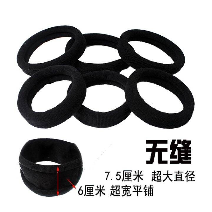 No jointing plush velvet elastic high elastic string black thick ultra ...