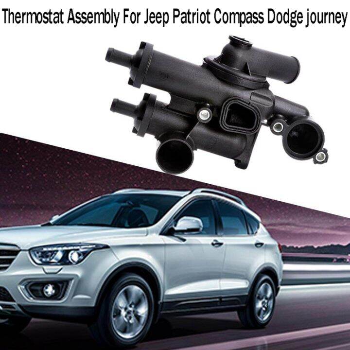 Thermostat Assembly Engine Coolant Thermostat 55111016AD for Jeep Patriot Compass Dodge Journey