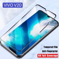 [ส่งจากไทย] ฟิล์มกระจกนิรภัยเต็มจอ Vivo V20 ฟิล์มกระจกเต็มจอ กาวเต็มขอบดำ VIVO V20 ฟิล์มกันกระแทก