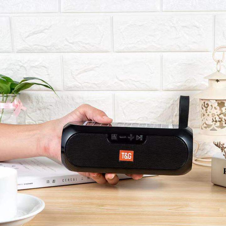 รุ่นใหม่-hot-ของแท้-ลำโพงบลูทูธ-tg182ลำโพง-wireless-speaker-พร้อมแผงโซลาร์เซล