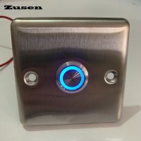 Zusen 22mm Door Bell Panel Switch Push Button with LED Light 12V 24 V110V 220V IP65