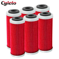 46pcs Cyleto Motorcycle Oil Filter for KTM SX SXF SXS EXC EXC-F EXC-R XCF XCF-W XCW SMR 250 350 400 450 505 530 2007-2016