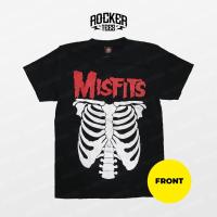 Ready Stock [0698] Misfits-เสื้อยืดสีดำ legen ROCK band BEAD