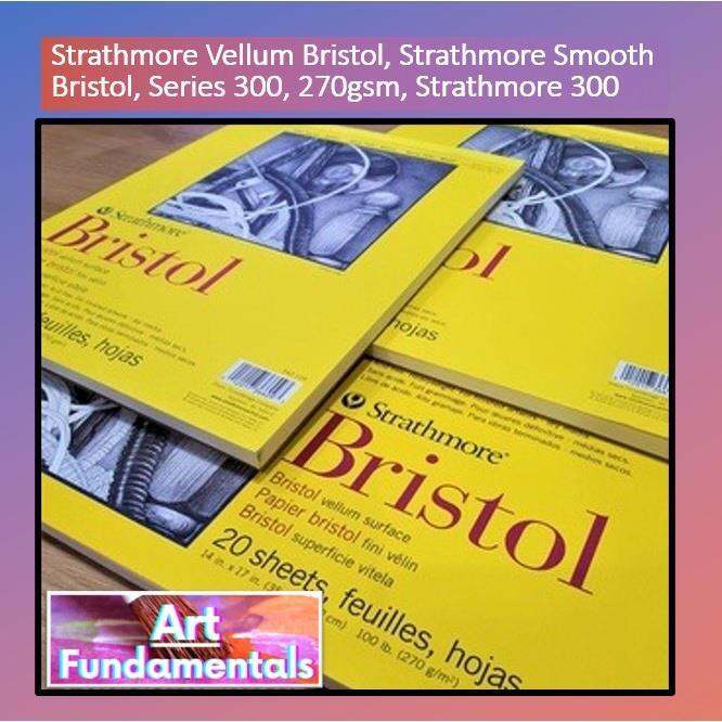 Strathmore Vellum Bristol Strathmore Smooth Bristol Series 300 270gsm