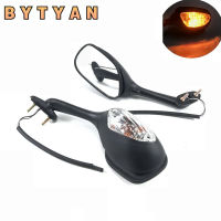 BYTYAN อุปกรณ์มอเตอร์ไซค์กระจกมองหลังกระจกมองข้างสำหรับ Suzuki GSXR 600 750 1000ที่มีไฟเลี้ยว K6 K7 K8กระจก