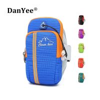 ☇ DanYee 5 Inch Universal Sports Armband Case Waterproof Nylon Running Phone Bag Sport Arm Band Case