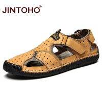 jintoho 20 รองเท้าแตะหนังชายรับลมร้อน