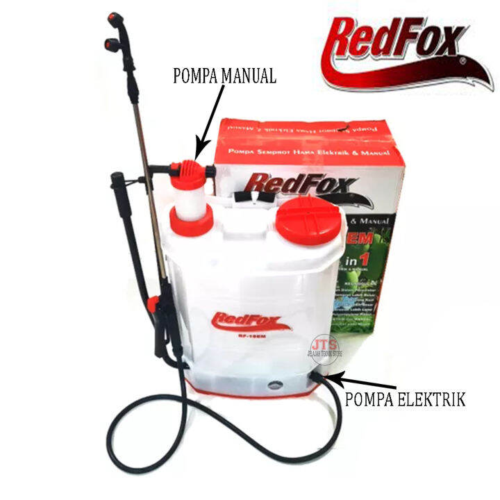 Redfox Pompa Semprot Hama Rf Em Tank Semprot Pembasmi Hama Electric