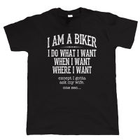 I Am A Biker, Mens Motorbike T Shirt Superbike Tt Gift Dad Fathers Day Designs Mens Summer T-Shirts