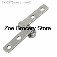 ✣ 0.3Nm/ 0.5Nm/1.0Nm Iron Nickel Plated Torque Type Friction Positioning Hinge Silver Tone Left