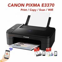 (พี่หมี มีปริ้นส์)Canon Pixma E3370  Print Scan Copy Wi-Fi Direct (ปริ้นกับโทรศัพท์มือถือได้)