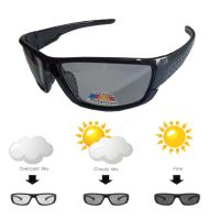 【CW】✱✽▬  Discoloration Polarized Sunglasses Men Outdoor Glasses Fishing Cycling Eyewear Male Designer Goggles UV400 5102