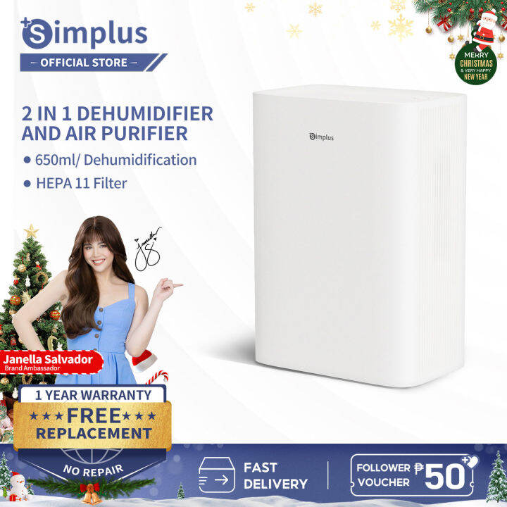 Simplus 2 in 1 Dehumidifier and Air Purifier for Room/Office Air