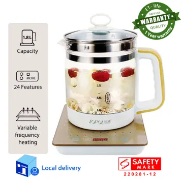 Electric Health Pot Automatic Thickening Glass Multi-function Boiled Eggs  Kettle