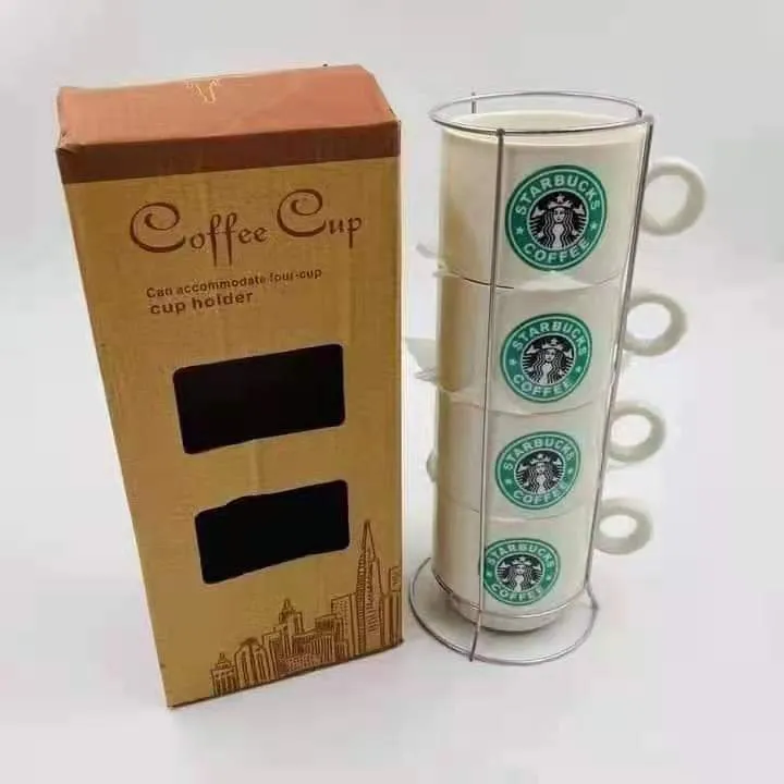 4 IN 1 STARBUCKS MUG SET WITH STAND Lazada PH