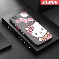 JIUMOO เคสสำหรับ OPPO A77 F3 F3บวกกับลายแมวน่ารักใหม่ฝ้าแผ่นด้านหลังกรอบซิลิโคนปลอกโปร่งใสกันกระแทกเคสมือถือรวมฝาครอบป้องกันเลนส์กล้องถ่ายรูปทั้งหมด