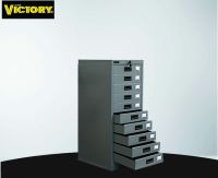 ตู้เก็บเอกสาร แบบฟอร์ม 10 ลิ้นชักใหญ่ ยี่ห้อ Victory รุ่น DD-210 พร้อมกุญแจล็อค เหล็กหนา แข็งแรงทนทาน (ส่งเฉพาะกรุงเทพ-ปริมณฑล)