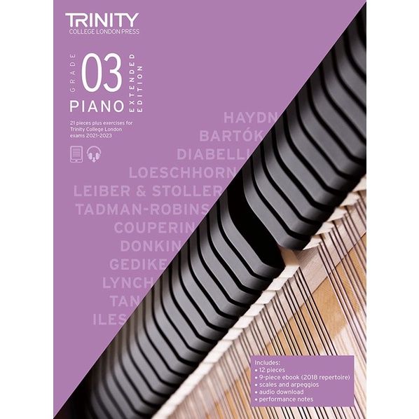 Very Pleased. ! &gt;&gt;&gt; Trinity College London Piano Exam Pieces Plus Exercises 2021-2023: Grade 3