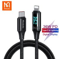 325วังฮีขายดี - / Mcdodo 36วัตต์ PD USB C ไมโครเคเบิ้ลอย่างรวดเร็วชาร์จ Type C เคเบิ้ลสำหรับ iPhone 14 13 12 11 Pro Max X iPad จอแสดงผลดิจิตอลโทรศัพท์สายข้อมูล