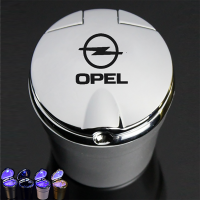 For Opel Vauxhall Astra H J Car Logo Ashtray With LED Light Creative Personality Car Logo Ashtray