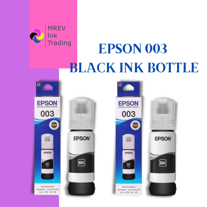 Epson 003 Black Ink Bottle 65ml Class A Lazada Ph 0137