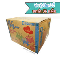 (รุ่นใหม่ ยกลัง 36 แพ็ค) ทิชชู่เปียกวีวี่ Vivy Kidsty ซื้อ 5 แถม 1 กระดาษทิชชู่เปียก ทิชชู่เปียก กระดาษเปียกทำความสะอาด ปราศจากแอลกอฮอล์