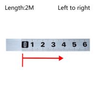 สายวัดตัวชี้วัดแทร็คติดหลอดไฟ1เมตร-5เมตรไม้บรรทัดเหล็กเทปวัดสำหรับ M89B เครื่องมืองานไม้โต๊ะเลื่อยเราเตอร์ T-Track