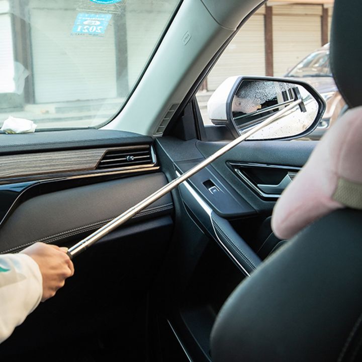 car-rearview-mirror-wiper-telescopic-auto-mirror-squeegee-cleaner-98cm-long-handle-car-cleaning-tool-mirror-glass-mist-cleaner