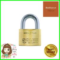 กุญแจลูกปืน SOLEX MACH2PLUS50 50 MM POLISHED BRASSPADLOCK SOLEX MACH2PLUS50 50MM POLISHED BRASS **พลาดไม่ได้แล้วจ้ะแม่**