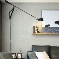 【hot】✓☃✲  Arm Lamp Room Decoration Bedside Study Rotatable Pole And Industrial Walllamp