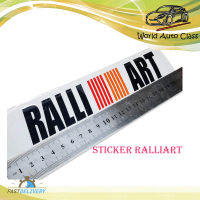 สติ๊กเกอร์ sticker RALLIART ยาว 22 CM สติ๊กเกอร์ แรนลี่อาร์ท.มีบริการเก็บเงินปลายทาง