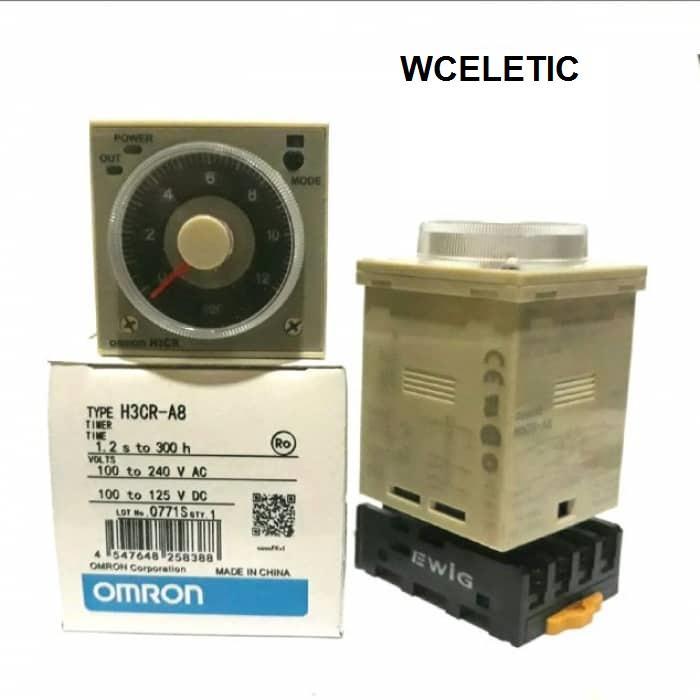 timer-ไทมเมอร์-ทาเมอร์ตั้งเวลา-omron-h3cr-a8-220vพร้อมซ๊อกเก็ตครบชุด-ต้องการใบกำกับภาษีแจ้งได้ครับ