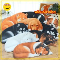 พรมเช็ดเท้ากำมะหยี่ รูปสุนัข ขนาด 40x86