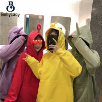 Women Cute Teletubby Design Sweatshirt Hoodies Loose Pullover Casual All-match Top【fast】