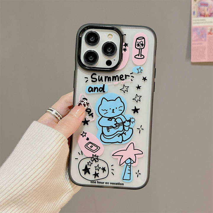 เคสที่วางฝาครอบโทรศัพท์หรูหราแบบคลาสสิกความรู้สึกสูงสามารถใช้ได้กับ-apple-มือถือ-phone14-13-12-11-pro-max-เคสกันกระแทกที่จับไอโฟนโทรศัพท์มือถือ