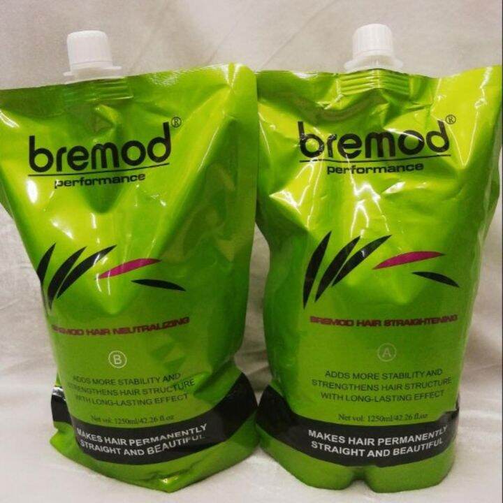 Bremod Hair Rebonding Straightening Pouch Plain A&B Set (1250ml ...