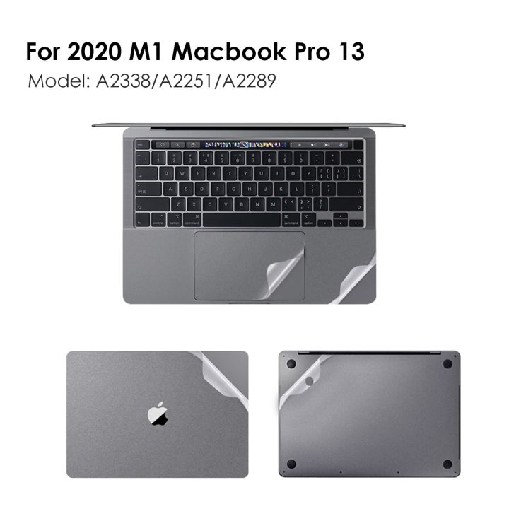 สติกเกอร์เต็มรูปแบบ-yingke-สำหรับ-m1ใหม่-macbook-รุ่น-pro13-a2338มีทัชแพดด้านล่างแผ่นรองมือสำหรับคีย์บอร์ดเคสป้องกันผิว