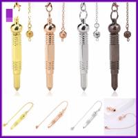 เครื่องประดับ PETI เปิดได้ Dowsing เครื่องประดับแฟชั่นทองคำสีกุหลาบ Pendule Reiki เครื่องรางเรกิจี้ลูกตุ้มการรักษา