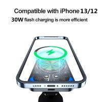 30W Magnetic Wireless Chargers Car Air Vent Stand Phone Holder Macsafe Fast Charging Station For Iphone 11 12 13 14 Pro Max Mag