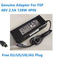 อะแดปเตอร์เอซีของแท้สำหรับ FSP FSP120-AFB 48V 2.5A 120W เครื่องชาร์จอุปกรณ์เพาเวอร์4PIN