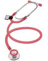 MDF หูฟังทางการแพทย์ Stethoscope Dual head 747#ISP (สีแดงใส)