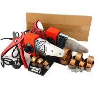 Free Shipping DN 20-32-63mm Red Portable Home Welding Tool Kits PPR Tube Welding Machine 220V For Plastic Pipe Heating Soldering Pipe Fittings Accesso