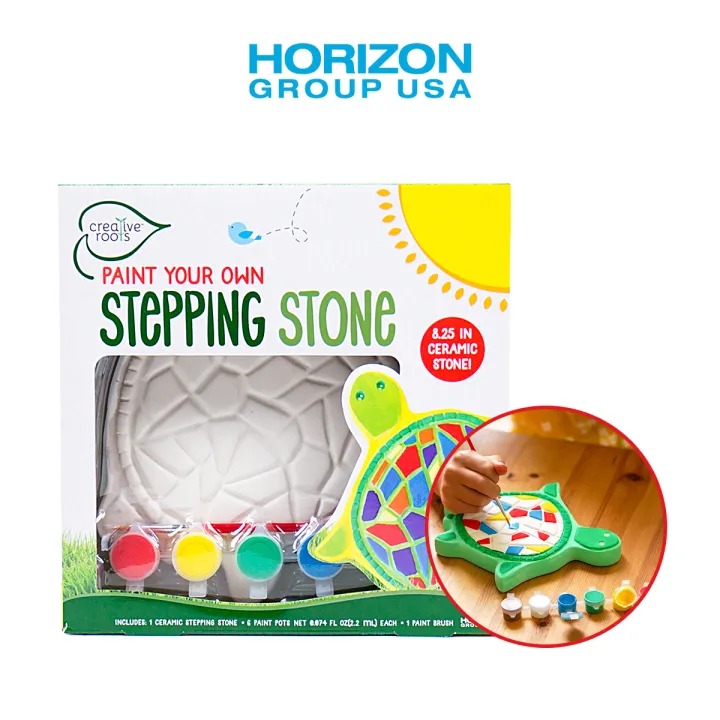 Details about   Creative Roots 92849 Paint Your Own Turtle Stepping Stone by Horizon Group Usa,