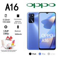 【พร้อมส่ง】OPPO A16 RAM 6/128GB รับประกันร้านหนึ่งปี เเถมฟรีเคสใส+ฟิล์มกระจก(รับประกัน 1ปี)