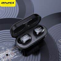 【Direct-sales】 AWEI T13 TWS HiFi Sport Bluetooth 5.0 True Wireless Stereo Headphone Fast Pairing Touch Sensor Siri Music Earphone