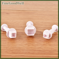 FineGoodWell Sqquare รูปร่างน่ารักเครื่องตัดเบเกอรี่เครื่องมือ Fondant ตกแต่งแม่พิมพ์