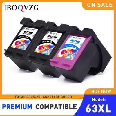 IBOQVZG 63XL Remanufactured Ink Cartridge 63 XL Replacement For HP 63 Deskjet 1110 1111 1112 2130 2131 2132 Officejet 3830 3831