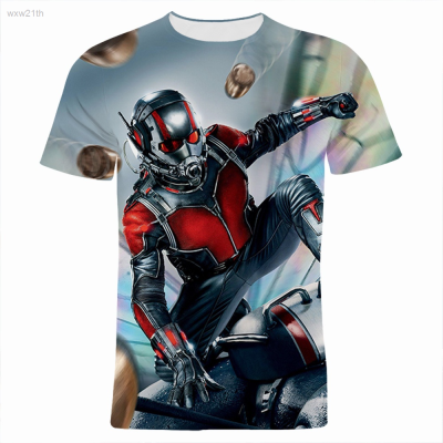 2023 New Summer Fashion Cartoon Anime Ant-man t Shirts Men Women Casual Cartoon Tee 3d Print Tops Teestreetwear Unisex