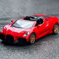 1:32 Bugatti Veyron Mistral W16 Supercar จำลองรถ Diecast ของเล่นรถเสียงและแสงเด็กของสะสมของขวัญ