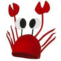 1PC Red Lobster Crab Sea Animal Hat Funny Christmas Gift Costume Accessory Adult Child Cap Christmas Gifts 2023 Happy New Year